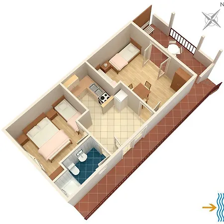 Pensionat By The Sea Mudri Dolac 3*